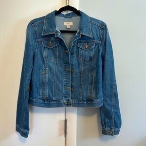 LOFT Classic Blue Jean Jacket